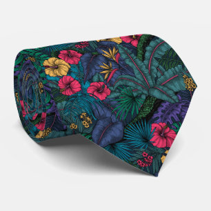 Tropische tuin halsdoek stropdas