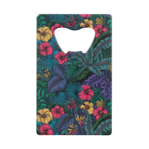 Tropische tuin kredietkaart flessenopener