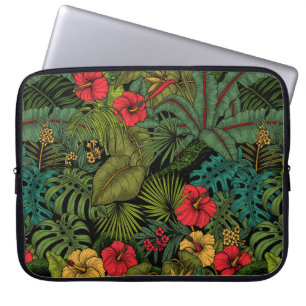 Tropische tuin laptop sleeve