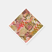 tropische tuin servet (Hoek)