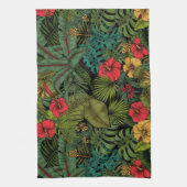 Tropische tuin theedoek (Verticaal)