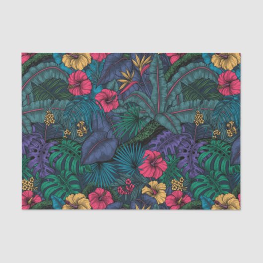 Tropische tuin tissuepapier (Voorkant)
