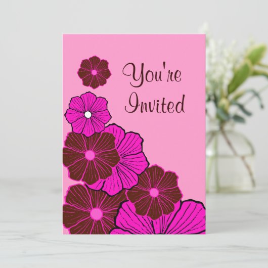 Tropische uitnodiging (Staand voorkant)