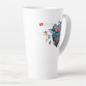 Tropische uitnodiging latte mok (Rechterhoek)