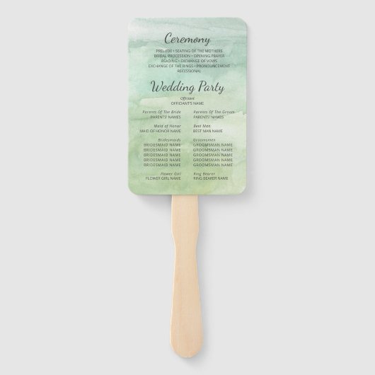 Tropische vakantie ananas hibiscus bruiloft handwaaier (Achterkant)