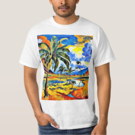 Tropische vallei t-shirt
