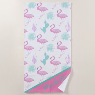 Tropische ventilatie   Monogram Beach Towel Strandlaken