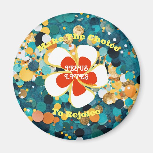 Tropische ventilator magneet (Voorkant)