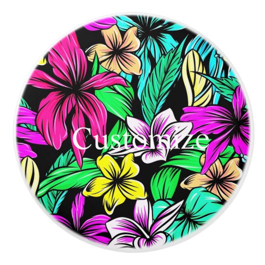 Tropische ventilatormix Thunder_Cove Keramische Knop (Voorkant)