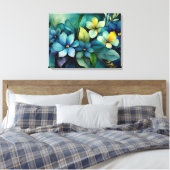 Tropische Vibe Canvas Afdruk (Insitu (Slaapkamer))