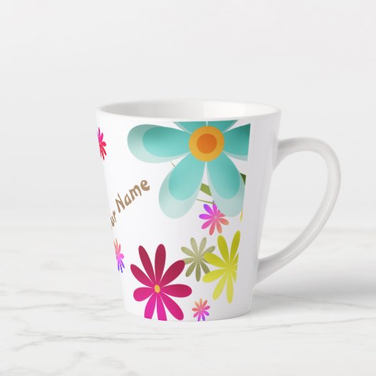 TROPISCHE VIBE. LEVENDIGE OERWOUDEN BLOEMEN. TOUCA LATTE MOK (Rechts)