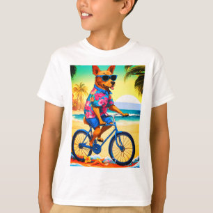 Tropische vibes Canine T-shirt