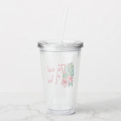 Tropische virussen acryl drinkbeker (Achterkant)