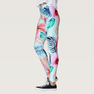 Tropische virussen Floral-Leggings Leggings