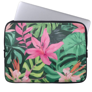 Tropische virussen laptop sleeve