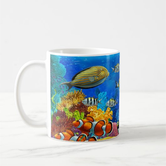 Tropische vis Clownfish Design Coffee Mok Cup (Links)