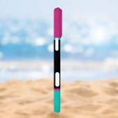 Tropische Vis - Faux Borduurwerk Blauw Roze Monogr Case-Mate iPhone Case