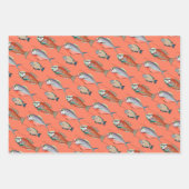 Tropische vis inpakpapier vel (Voorkant 3)