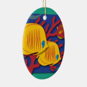 Tropische vis keramisch ornament (Rechts)