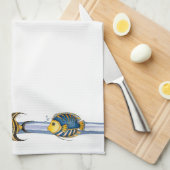 Tropische vis - keukenhanddoek (Quarter Fold)