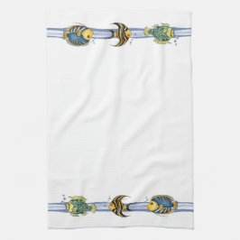 Tropische vis - keukenhanddoek