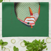 Tropische vis theedoek (Gevouwen)