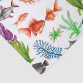 Tropische vis tissuepapier (Detail)