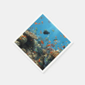 Tropische visChaos Servetten (Hoek)