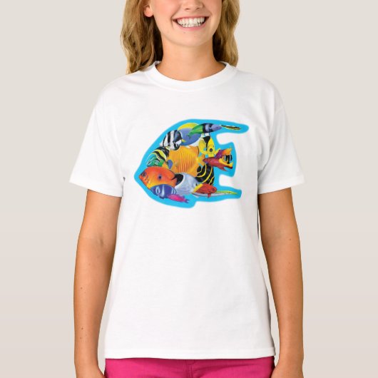 Tropische visgroep T-shirt (Voorkant)