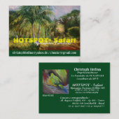 Tropische Visitekaartjes (Voorkant / Achterkant)