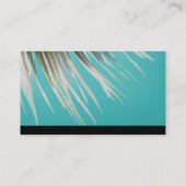 Tropische visitekaartjes sjabloon Palm Tree Art (Achterkant)
