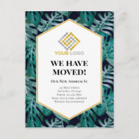 Tropische visitekaartjes verplaatsen