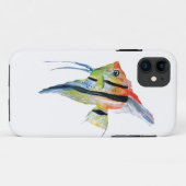 Tropische viskunsten iPhone Case (Achterkant (horizontaal))