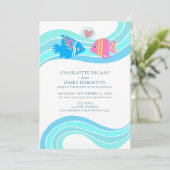 Tropische vispaardenweddenschap kaart (Staand voorkant)