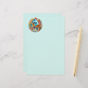 Tropische Vissen Kleurrijke Zomerstemming Briefpapier
