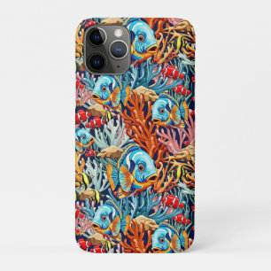Tropische Vissen Kleurrijke Zomerstemming iPhone 11 Pro Hoesje