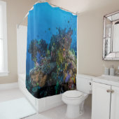 Tropische visvangst Koraal Zee Ref. Douchegordijn (In situ)