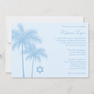 Tropische vlek Mitzvah Kaart