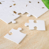 Tropische vlinder en bloemen legpuzzel (Zijkant)