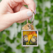 Tropische Vlinder Tweelingen Sleutelhanger (Hand)