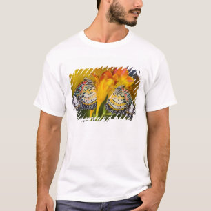 Tropische Vlinder Tweelingen T-shirt