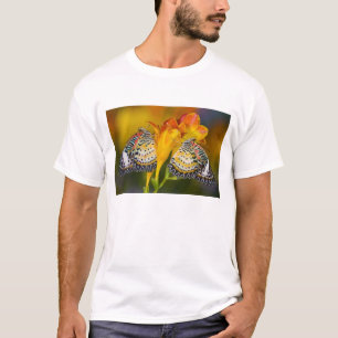 Tropische Vlinder Tweelingen T-shirt