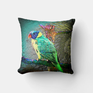 Tropische vogel 1Design Kussen