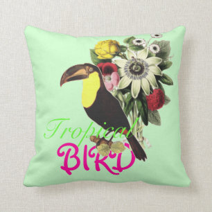 Tropische vogel kussen