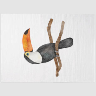 Tropische Vogel Serie : Toekan Tissuepapier