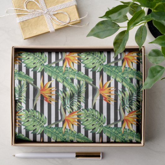 Tropische vogel van de Paradijsstaven Tissuepapier (Geschenk)