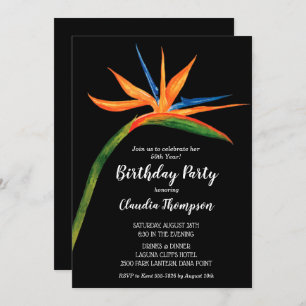 Tropische vogel van het Paradise Birthday Invitati
