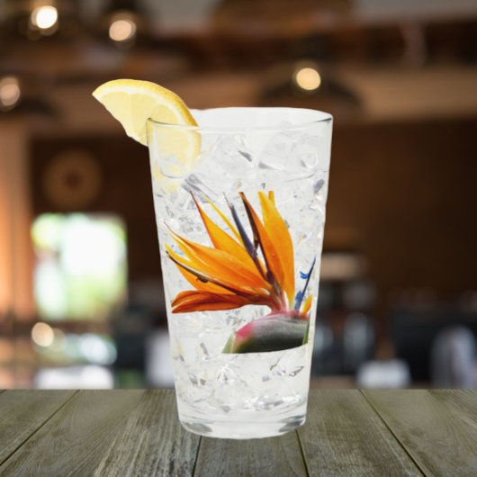 Tropische vogel van het Plant van het Paradijs Glas