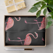 Tropische Vogelreeks: Flamingo Ontwerp 3 Tissuepapier (Geschenk)