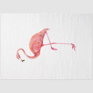 Tropische vogelreeks: Flamingo Tissue Paper Tissuepapier